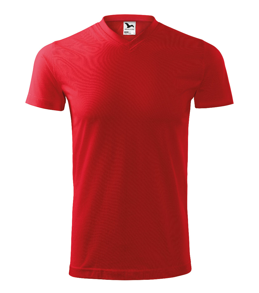Tricou unisex personalizat, Maneca Scurta, Heavy V-Neck 111