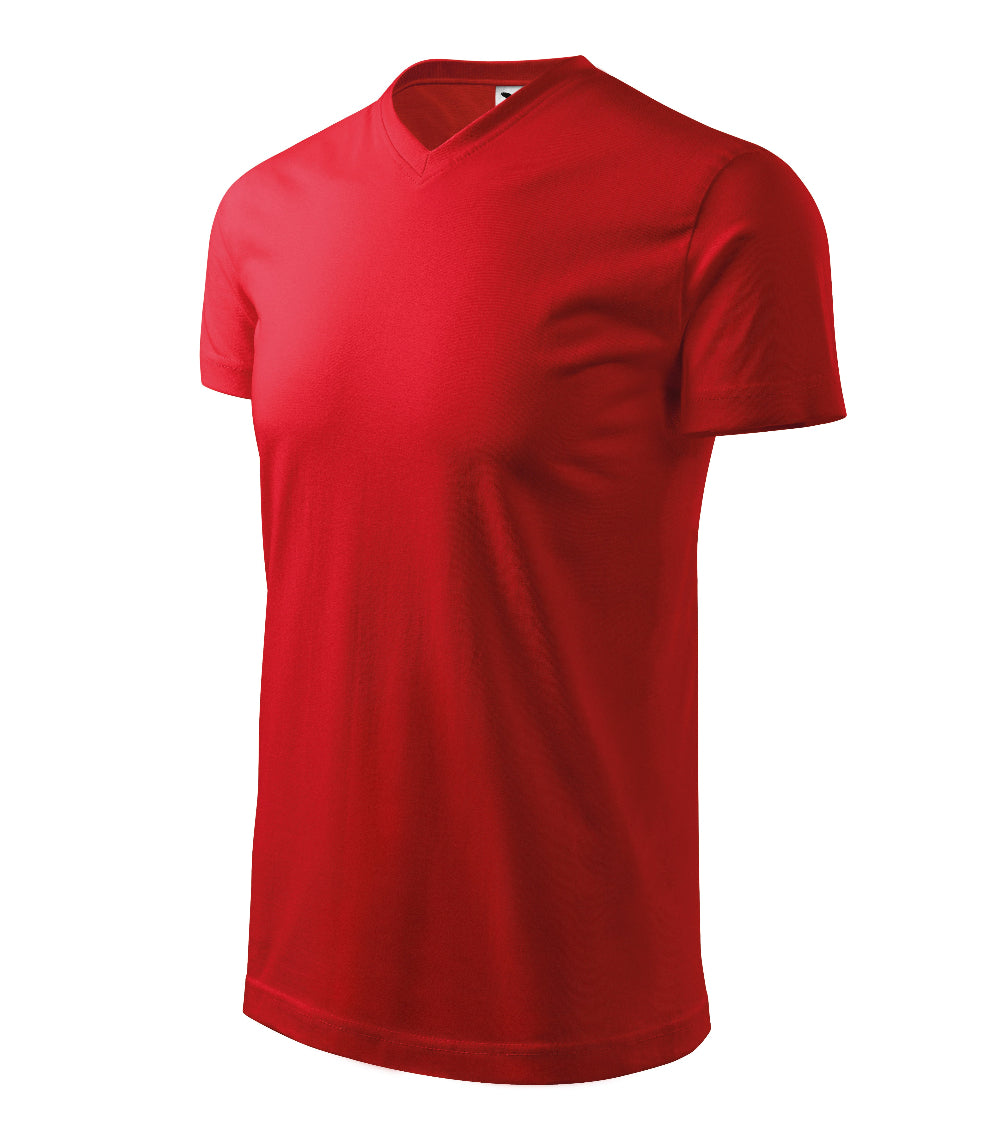 Tricou unisex personalizat, Maneca Scurta, Heavy V-Neck 111