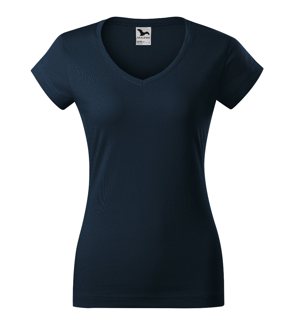 Tricou Dama, Personalizat, Maneca Scurta, Fit V-Neck 162