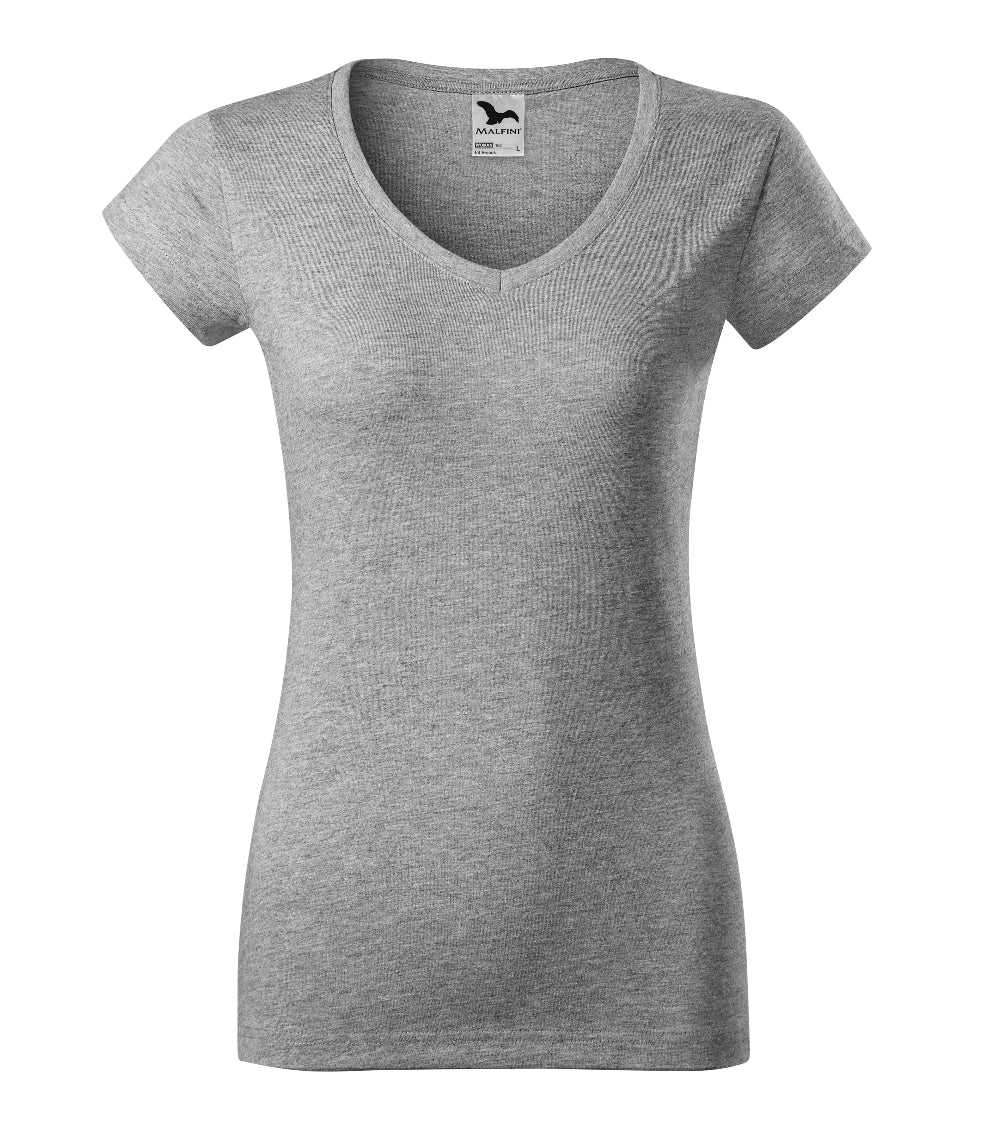 Tricou Dama, Personalizat, Maneca Scurta, Fit V-Neck 162