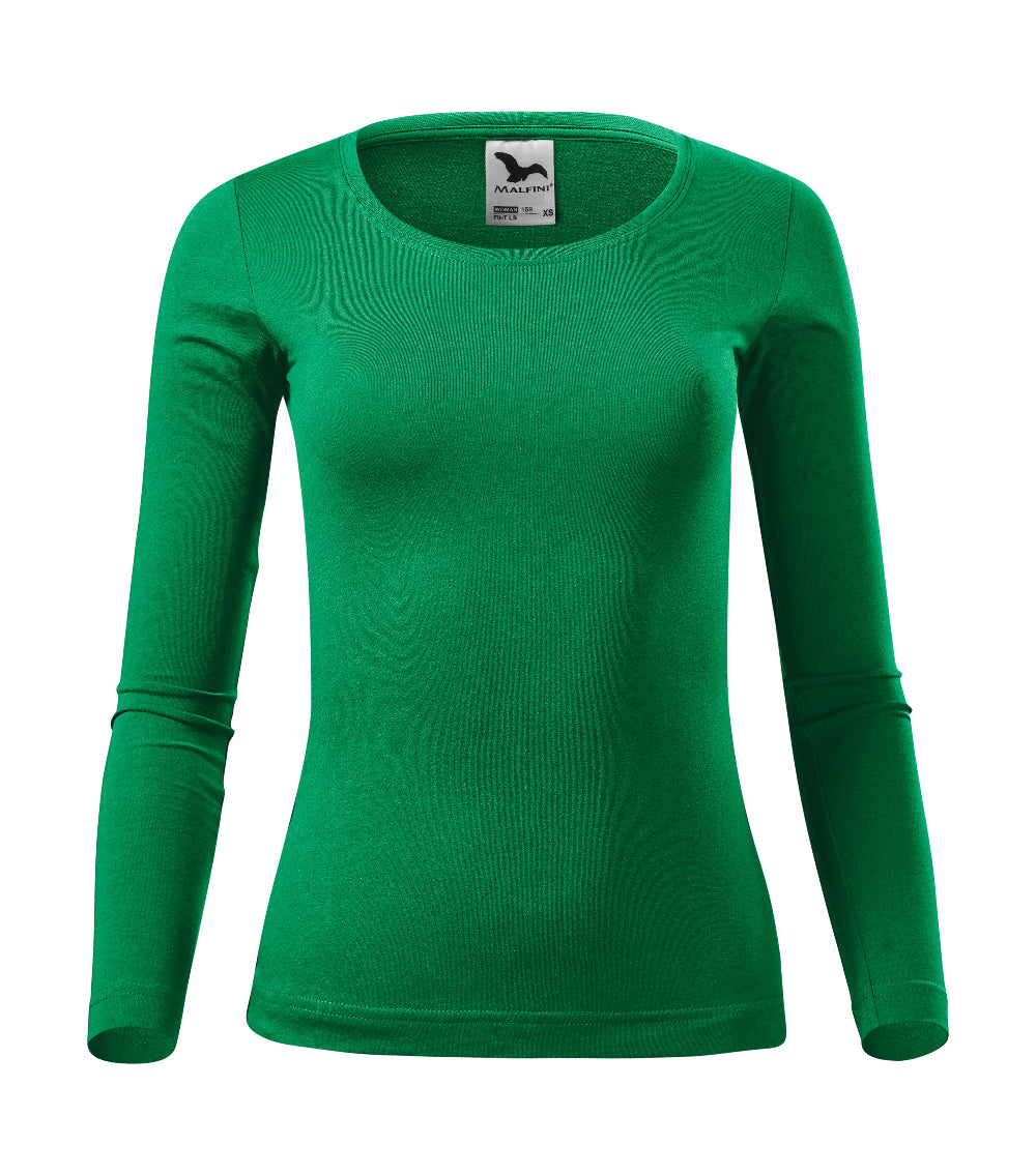 Tricou Dama Personalizat, Maneca Lunga, FIT-T 169