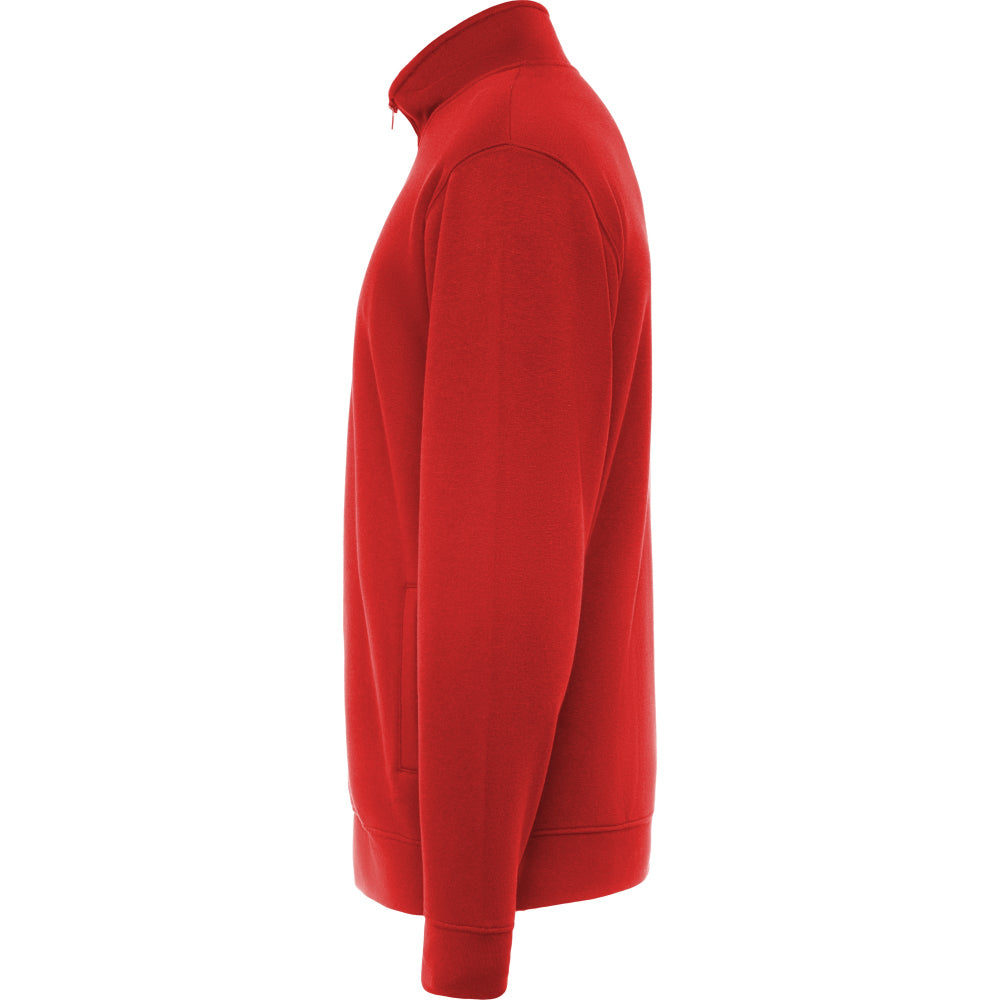 hanorac fleece personalizat rosu stanga