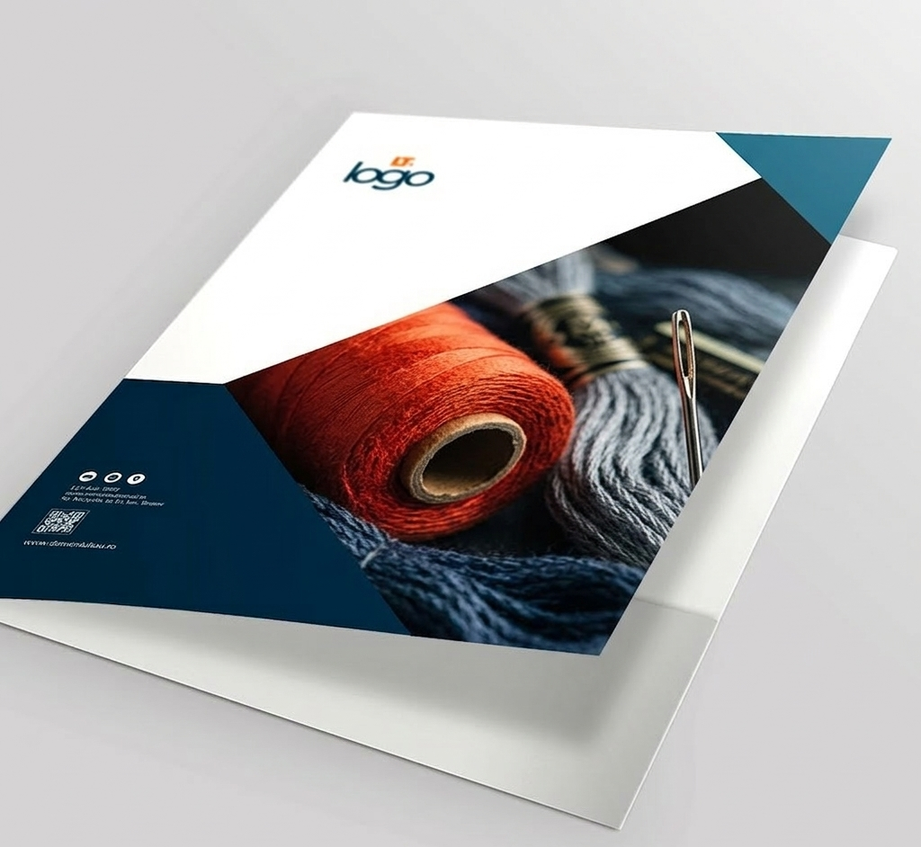 Mape cu buzunar aplicat, personalizate