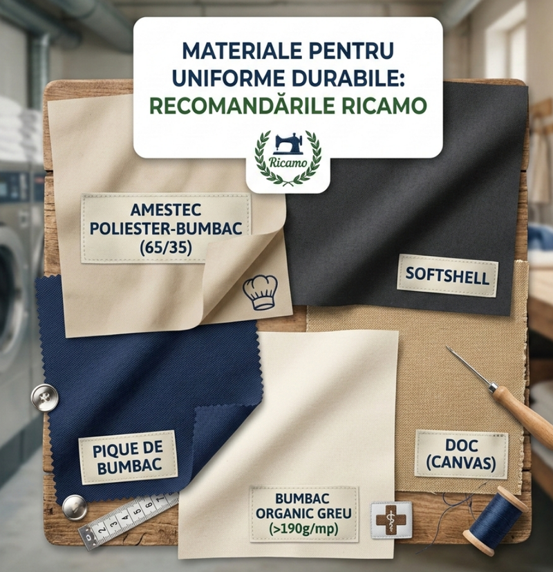 Top 5 materiale textile care rezistă la spălări industriale