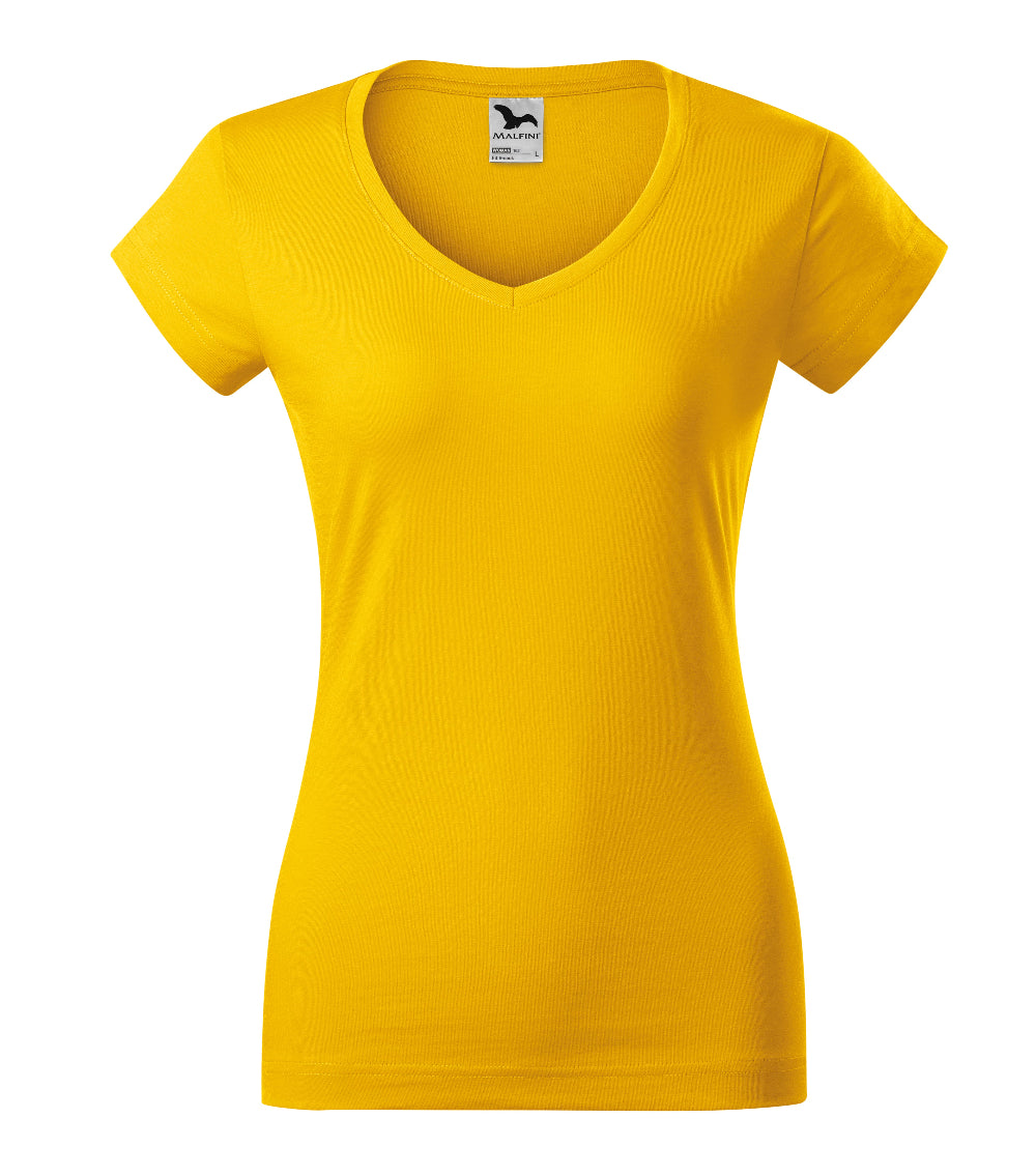 Tricou Dama, Personalizat, Maneca Scurta, Fit V-Neck 162