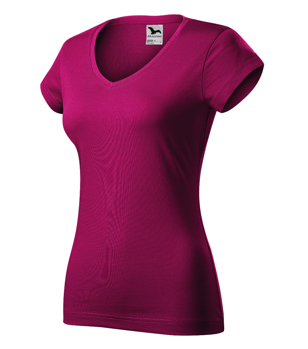 Tricou Dama, Personalizat, Maneca Scurta, Fit V-Neck 162