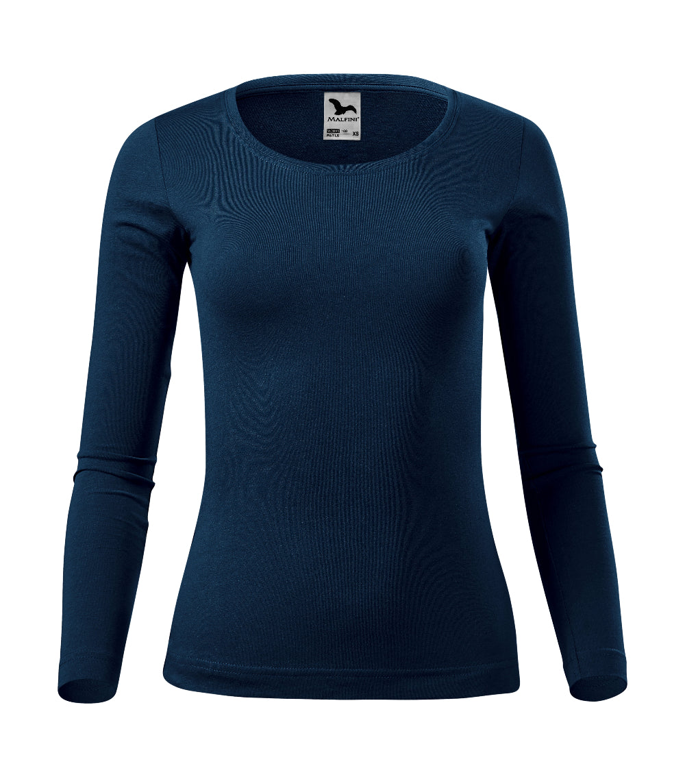 Tricou Dama Personalizat, Maneca Lunga, FIT-T 169