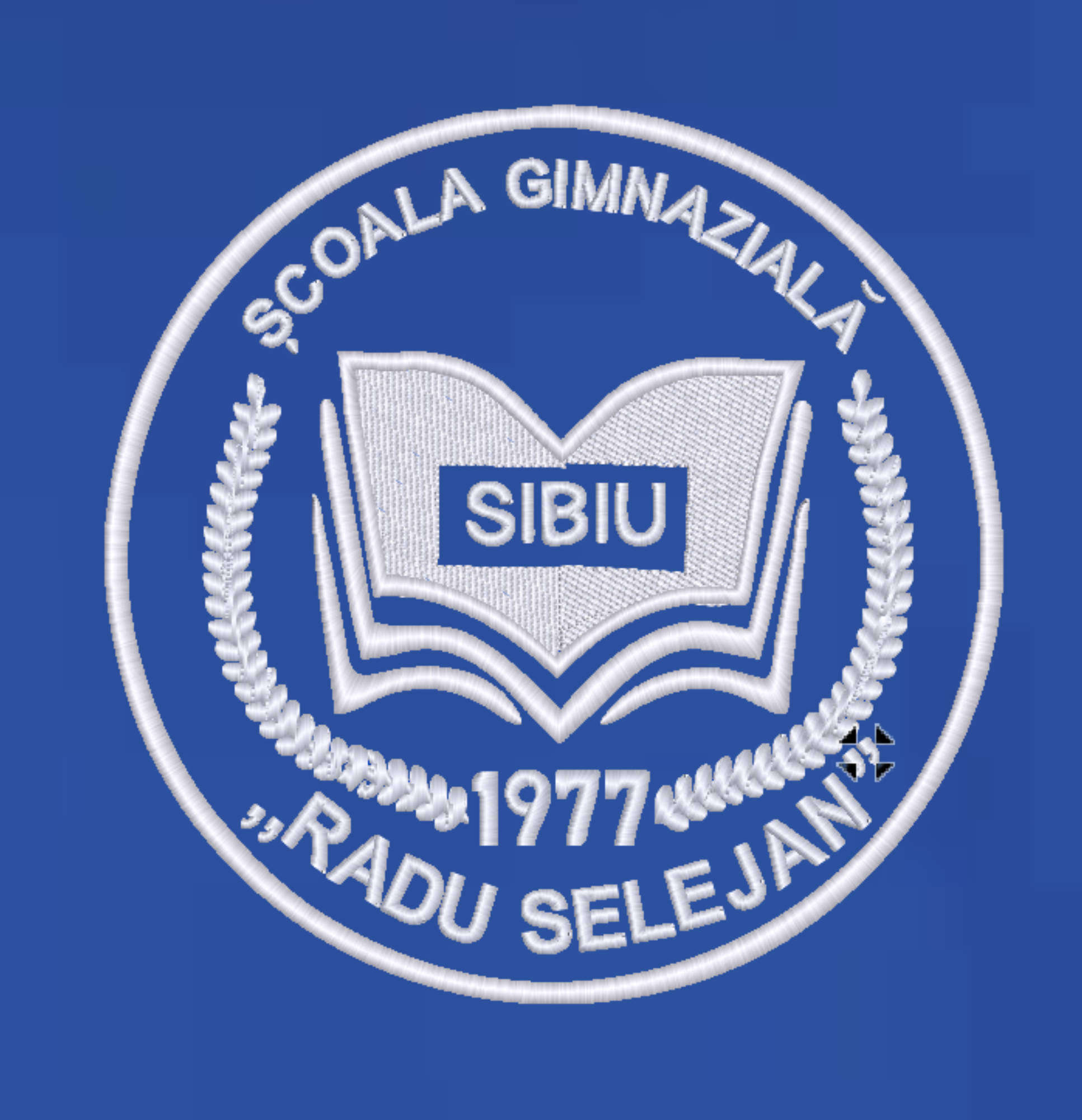 1 BUC - Servicii de broderie siglă - Școala Gimnazială ,,Radu Selejan" Sibiu