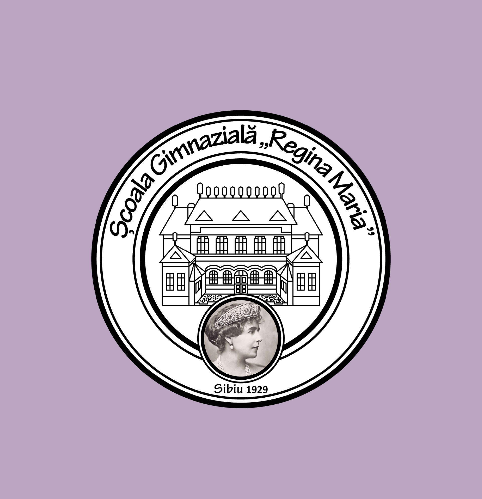 1 BUC - Servicii de imprimare textila sigla  - Scoala Gimnaziala „Regina Maria” Sibiu