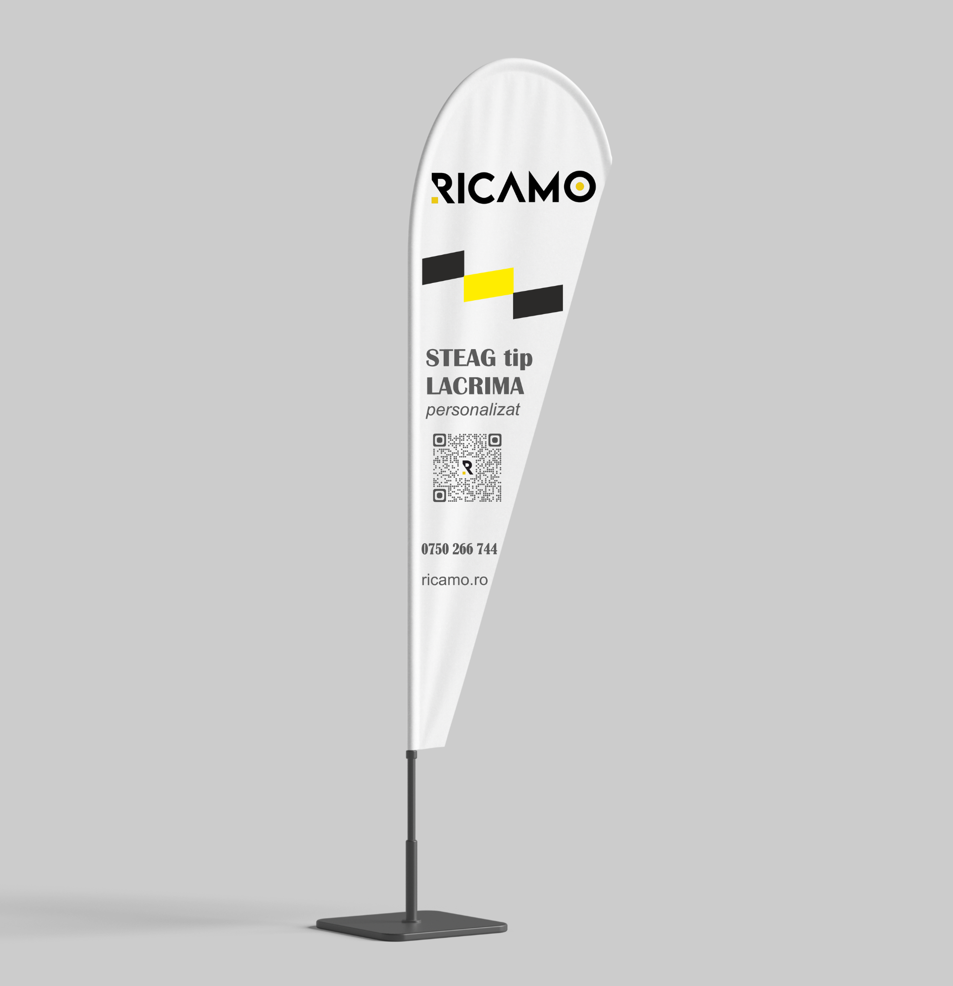 Steag lacrima, personalizat