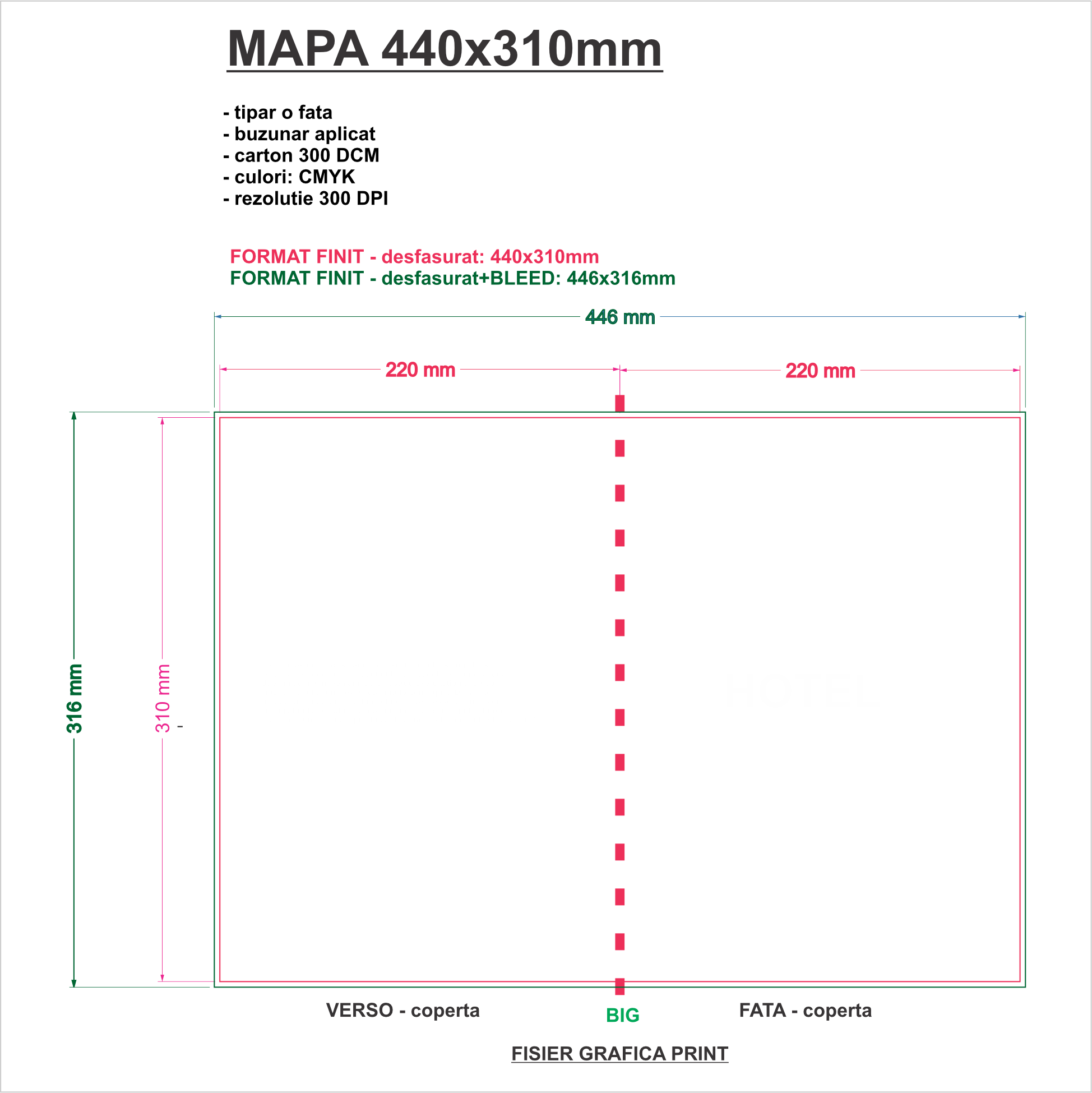 dosar cu buzunar personalizat