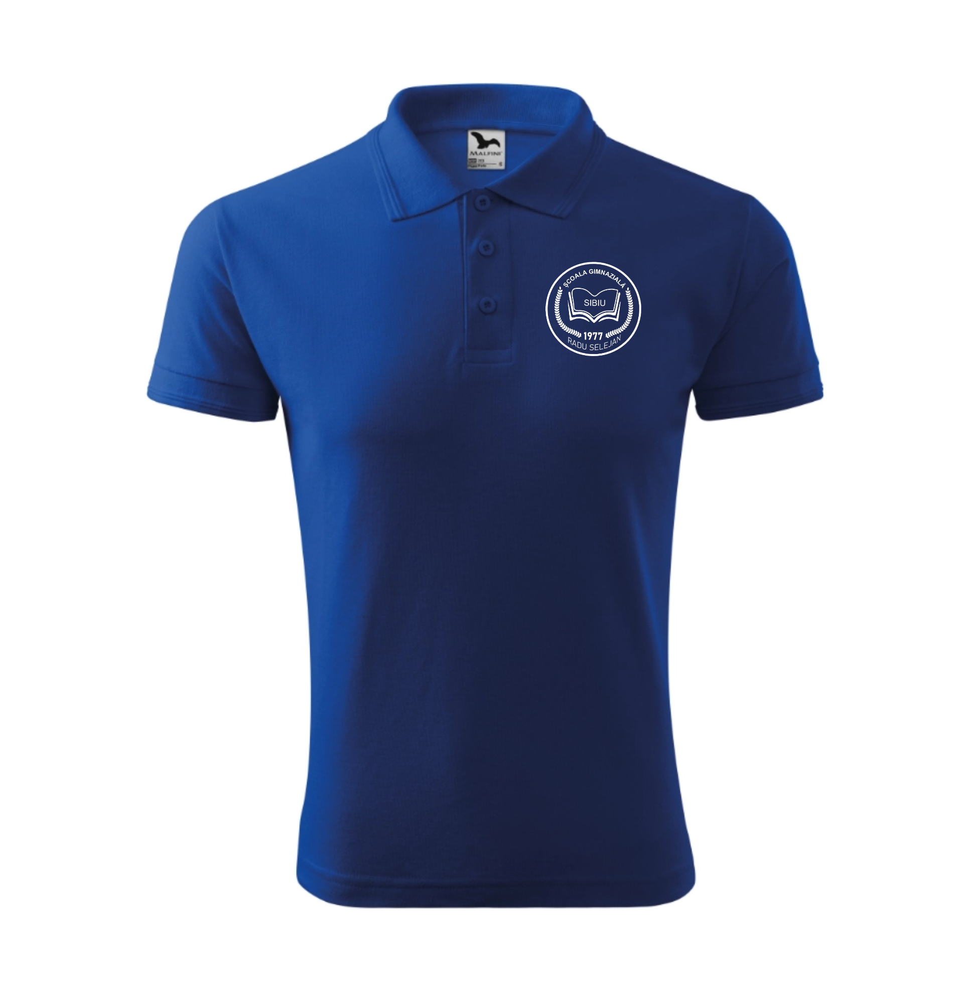 Tricou Polo Malfini - Adult - Șc. Gimnazială ,,Radu Selejan" Sibiu